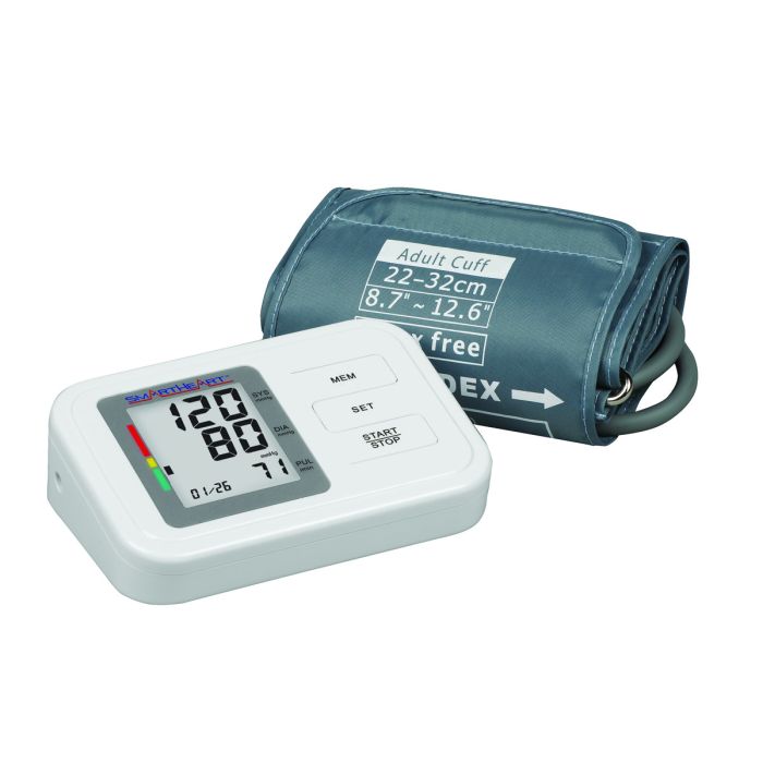 SmartHeart Automatic Arm Digital Blood Pressure Monitor (1-Person, 60 memory)