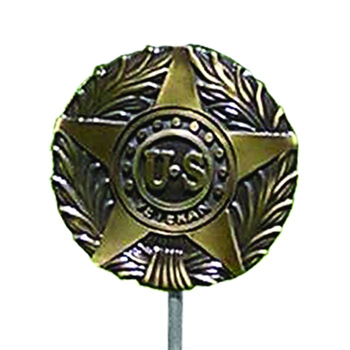 GRAVE MARKER PLASTIC GENERAL VETERAN
