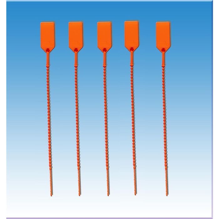 Pull-Tight Loks Unnumbered Red 100/ Bag