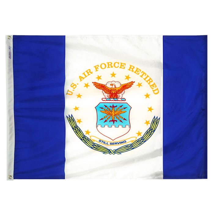 3X4 FT NYL-GLO USAF RETIRED