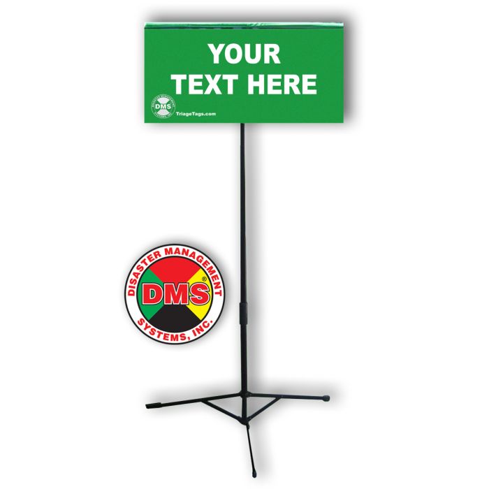 Flag Kit with Custom Imprint - Green