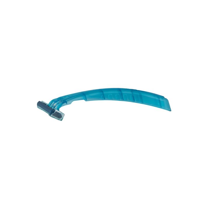 Triple Play® Razor , 3 Micro-Edge Blades, Lubricating Strip, and Pivoting Head- Teal with clear plastic guard, 10/bx, 50 bx/cs