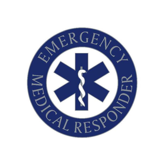 Emergency Medical Responder Pin - Silver