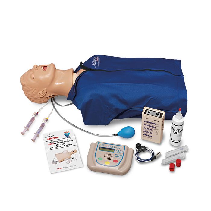 Advanced "Airway Larry" Torso w/Defib, ECG & AED