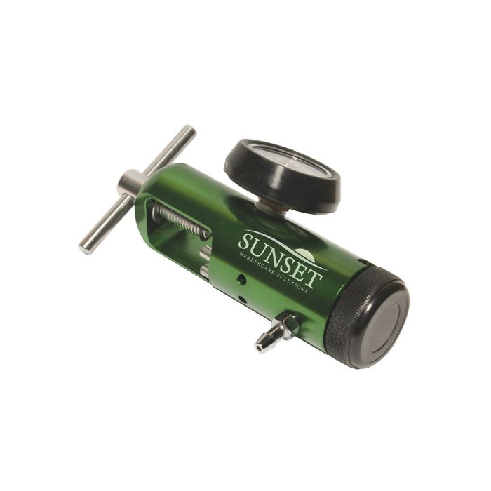 CGA 870 style regulator; 0-15 lpm