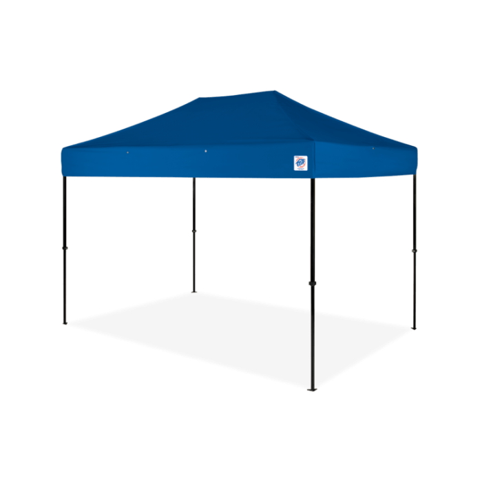EZ Up Speed 8 x 12 Shelter Blue Top with Black Frame