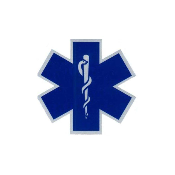 6x6 Star of Life Diecut Sticker