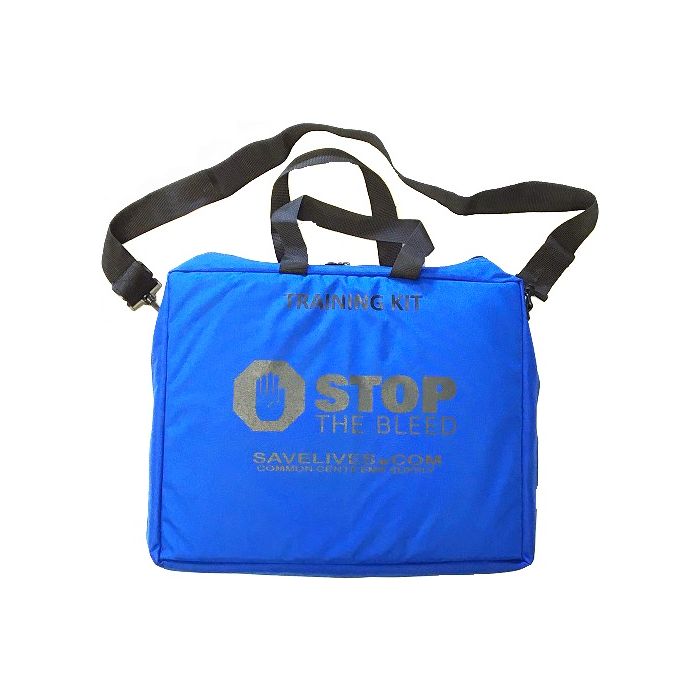 Royal Blue Stop the Bleed Training Kit Full of Supplies