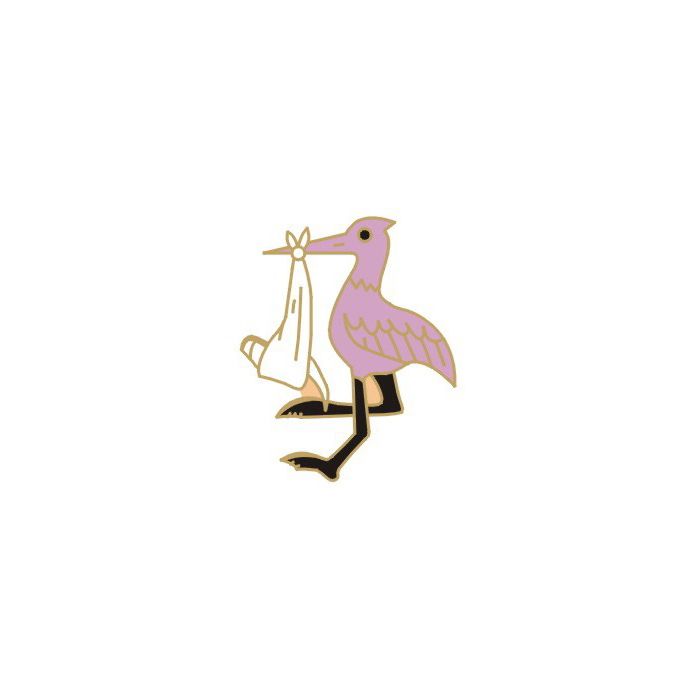 Stork Pin Pink