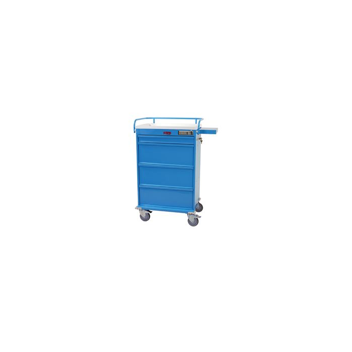Value Line Medication Cart with Combination Lock with Key Lock override (MEDICINE ON TIME® compatible) 