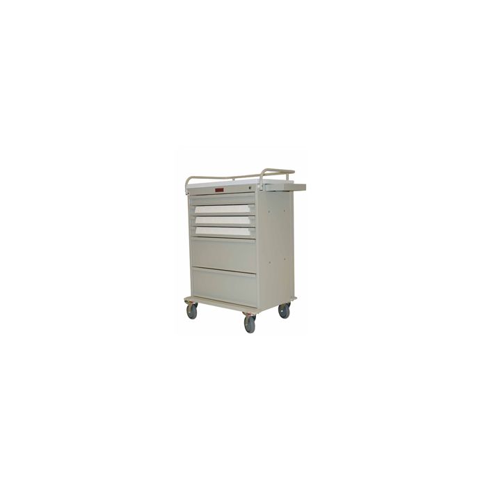 Value Line Medication Bin Cart with 18 – 3.5 inch Bins, Key Locking 