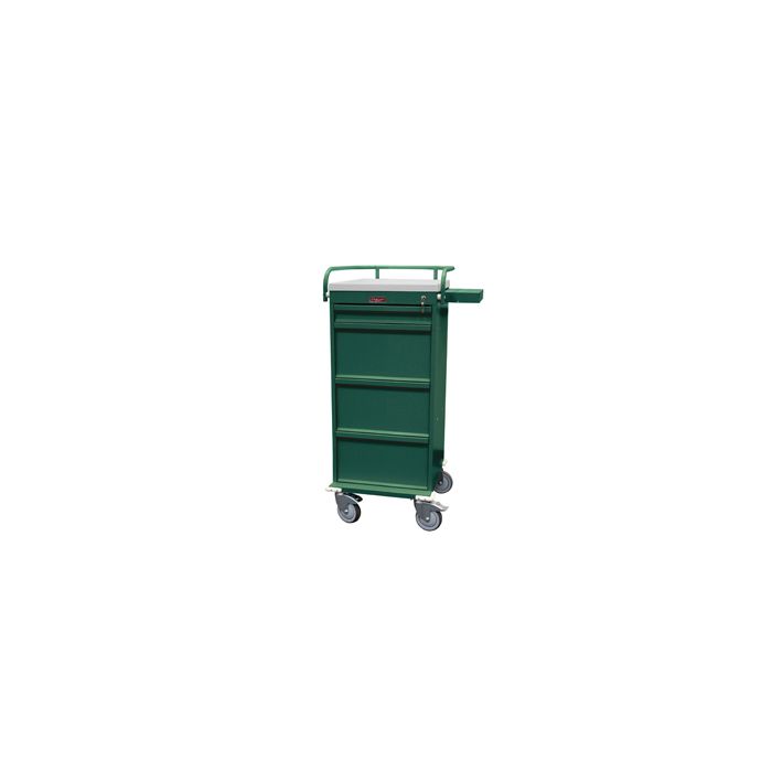 Value Line Punch Card Medication Cart with Key Lock 