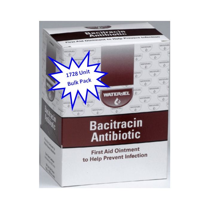 Water-Jel Bacitracin Ointment 1728 Count Bulk Pack