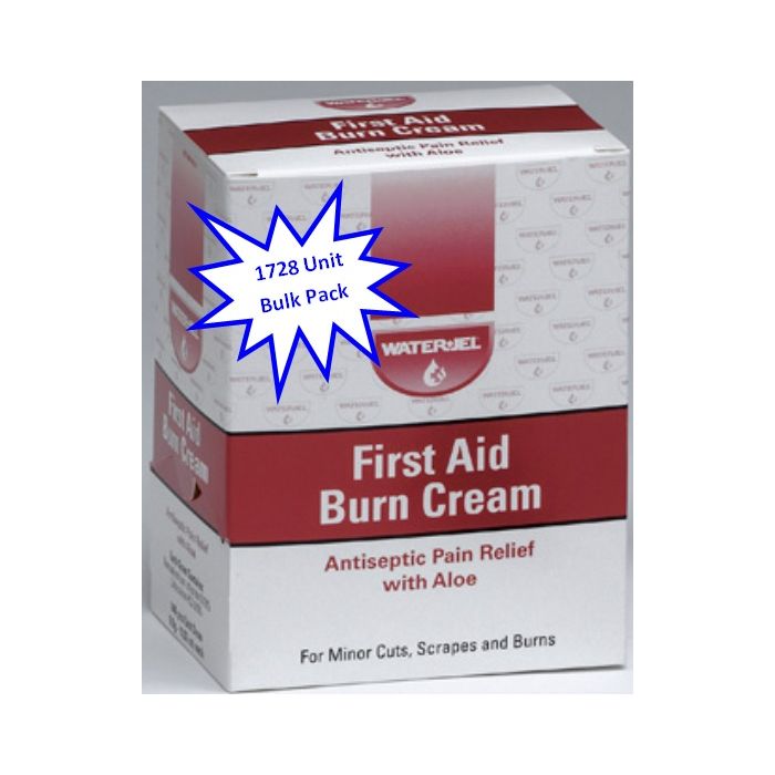 Water-Jel First Aid/ Burn Cream 1728 Count Bulk Pack