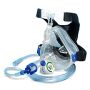 Flow-Safe II CPAP with Large Adult Deluxe Mask with Straight Swivel Port, Head Harness