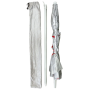 KEMP USA SILVER/ RED WITH GUARD WIND UMBRELLA
