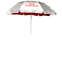 KEMP USA SILVER/ RED WITH GUARD WIND UMBRELLA