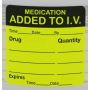 High Visibility Stickers for Medication Infusion Labelling 4 per Bag