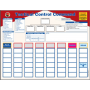 Tactical Control Magnetic Incident Command Board, 26" x 20"