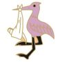 Stork Pin Pink