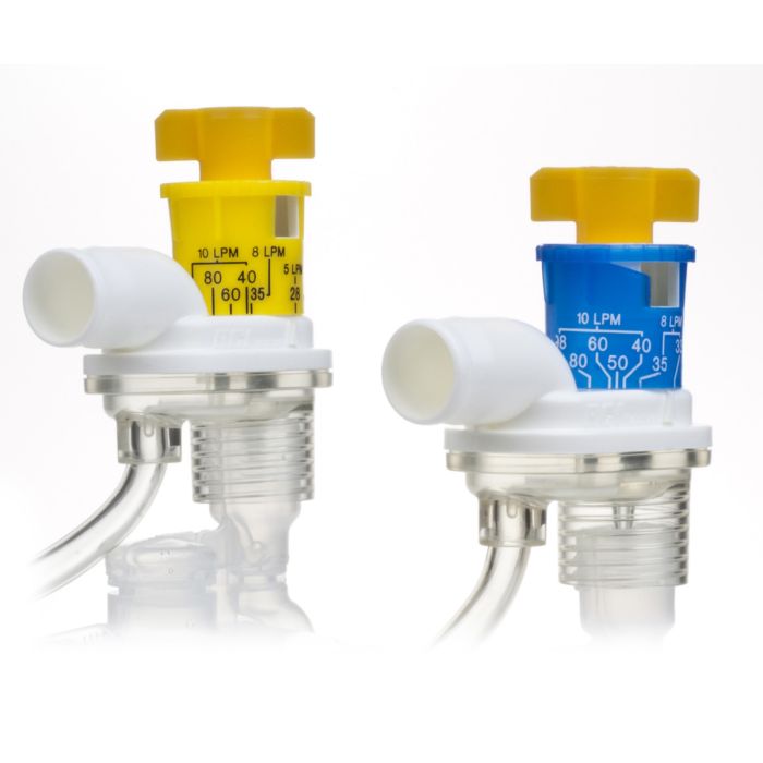Nebulizer 028 Adaptor (Yellow), Venturi-style, 50/CS
