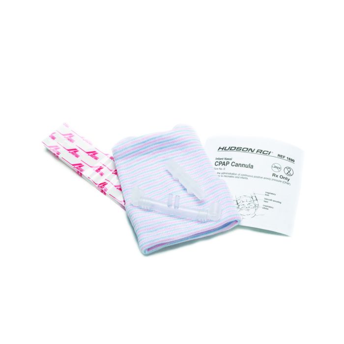 Infant Nasal Prong CPAP Cannula Set,  Size 1, 12 Fr, 10/CS