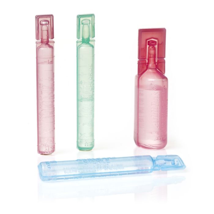 Addipak® Unit Dose Solution, 3 mL 0.9% Saline (Red) 1000/CS