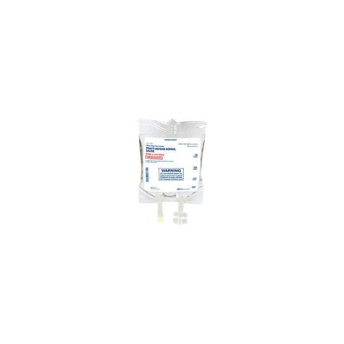 PRACTI-HEPARIN NORMAL SALINE 250 ML IV BAG.  CONTAINS DISTILLED WATER. (1 EACH)