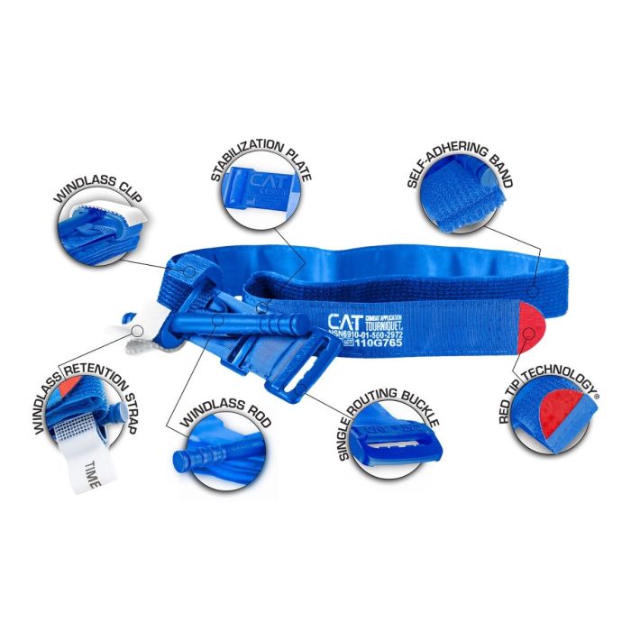 Combat Application Tourniquet (C-A-T) - Trainer Blue