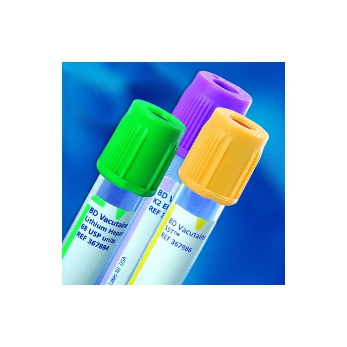 Vacutainer® SST Tubes Plastic Transport Tube Clot Activator Double Polymer Gel Red/Gray 7.5m 100/ Box