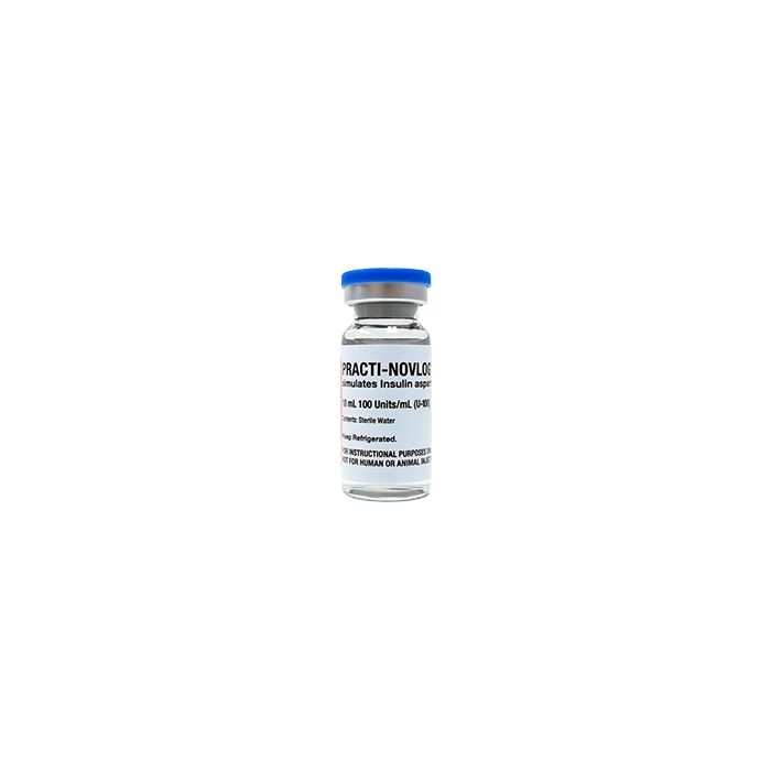 PRACTI-NOVLOG (ASPART) INSULIN PACK.  DISTILLED WATER. BOX OF 40.