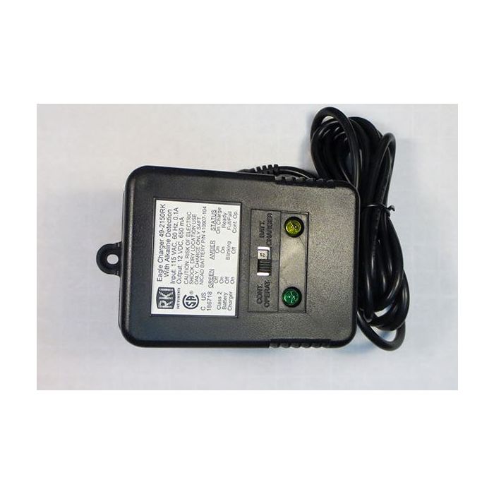 RKI Instruments NiCad Battery Charger, Delta V type, 115VAC, with