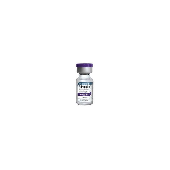 ADRENALIN® (EPINEPHRINE INJECTION, USP) 1mg/mL 1:1000 VIAL ADRENALIN® (EPINEPHRINE INJECTION, USP) 1mg/mL 1:1000 VIAL