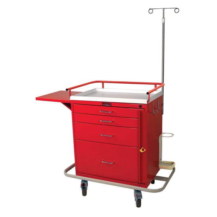 Classic Line, Four Drawer, Emergency Cart, Specialty Package 