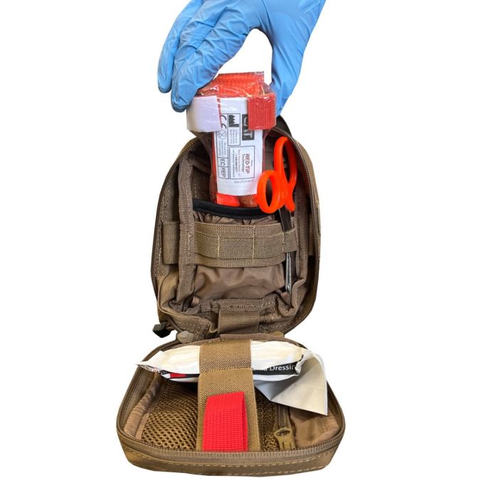 Rescue Essentials Rip-Away Lite Compact  V2 IFAK Pouch - Red