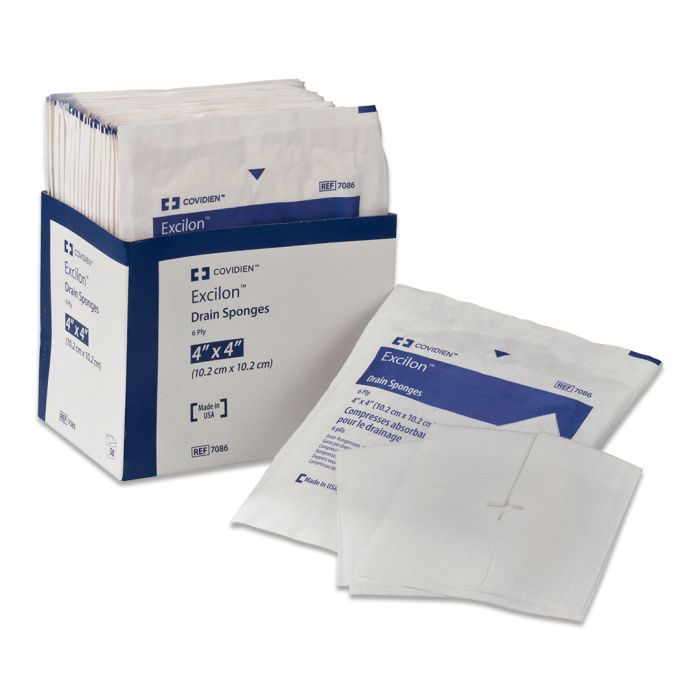 Excilon Drain and IV Sponges 4x4 Bx/50..