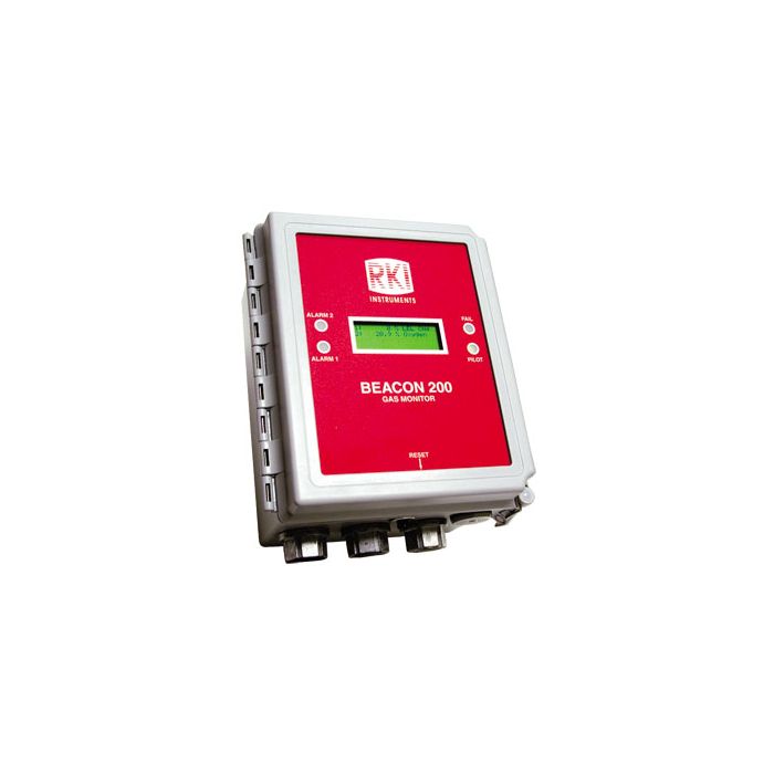 RKI Instruments Beacon 200 controller, 12 VDC,with horn and strobe, LEL ...