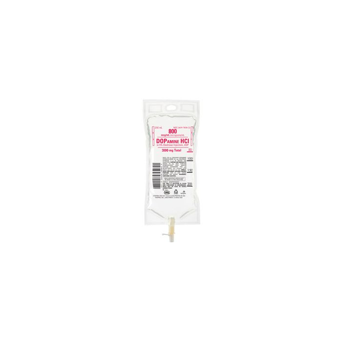 Dopamine 200mg in Dextrose 5% 250ml