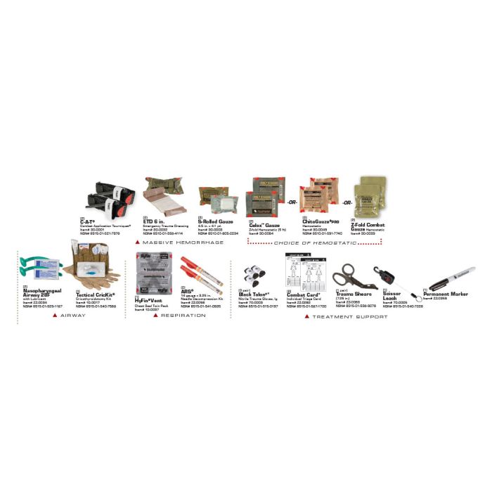 NAR-4 Chest Pouch w/Combat Gauze