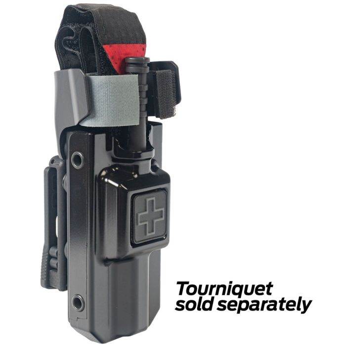 RIGID GEN 7 TOURNIQUET CASE WITH SHIRT SHIELD - POLISHED BLACK