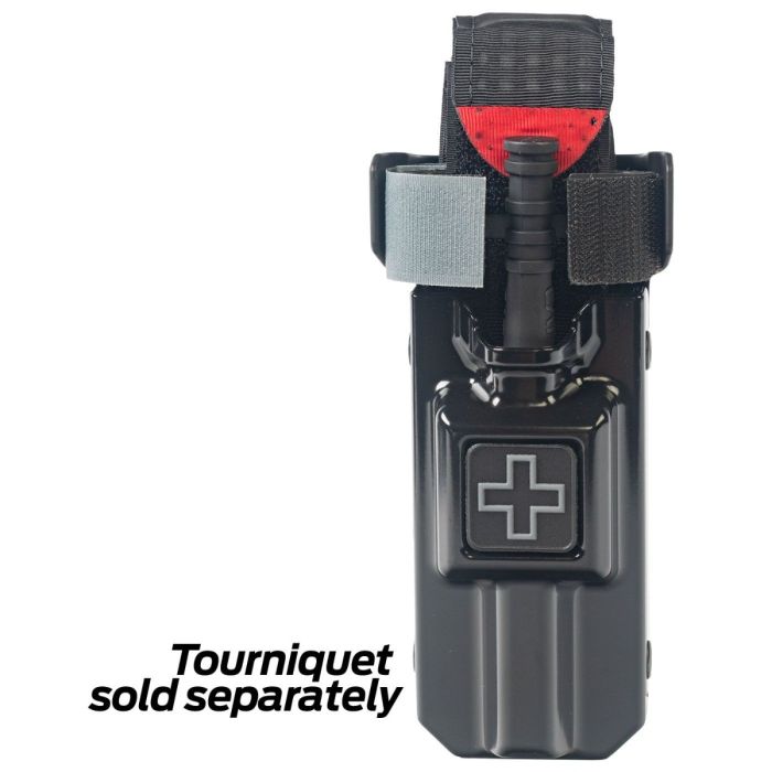RIGID GEN 7 TOURNIQUET CASE WITH SHIRT SHIELD - POLISHED BLACK