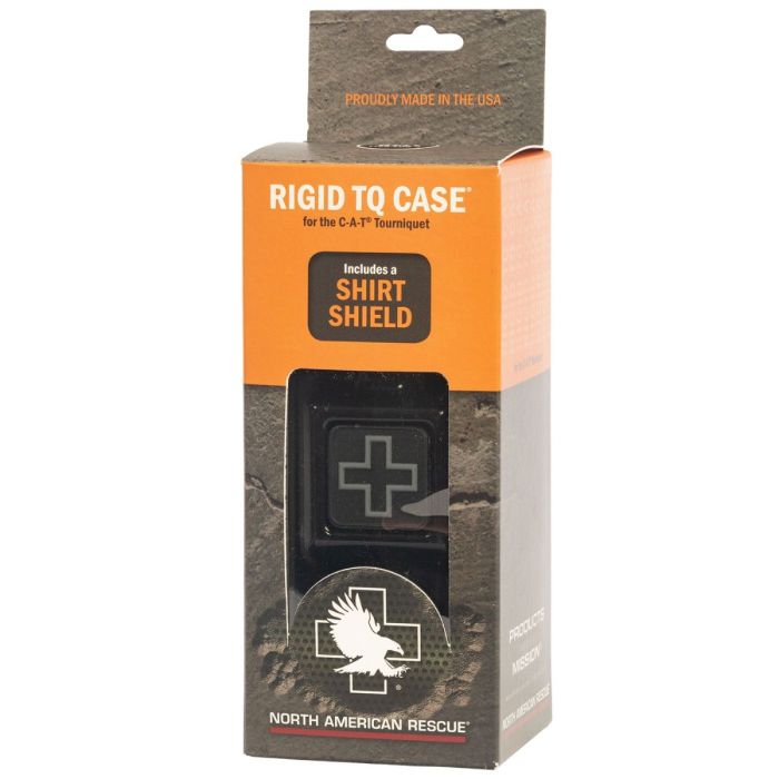 RIGID GEN 7 TOURNIQUET CASE WITH SHIRT SHIELD - POLISHED BLACK