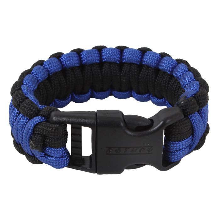 Deluxe Thin Blue Line Paracord Bracelet SAVELIVES