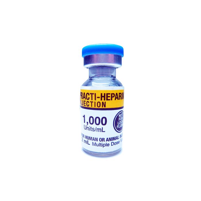 PRACTI-HEPARIN 1,000 LABEL. SET OF 100.