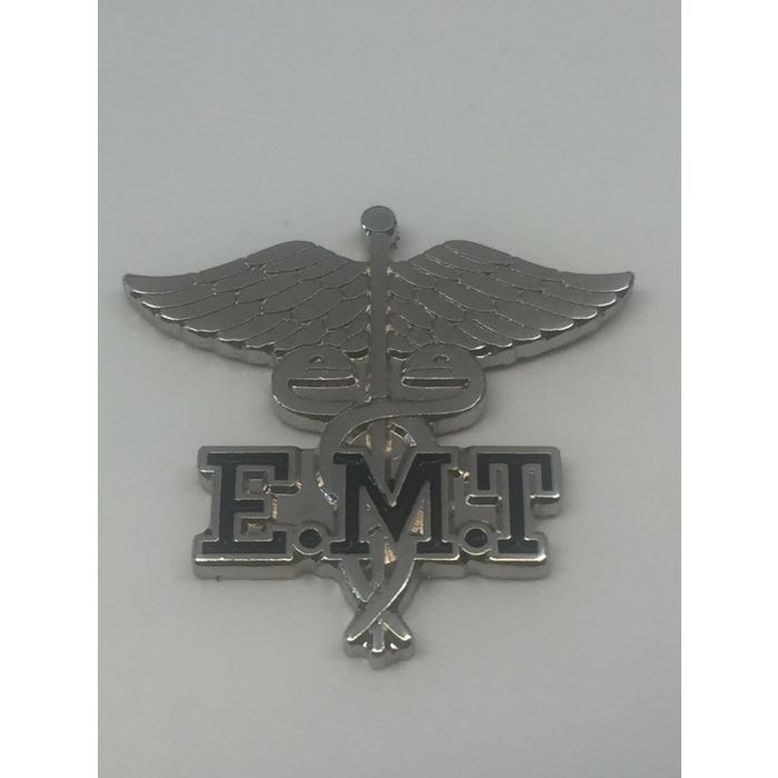 Caduceus with EMT Silver Caduceus with EMT Silver