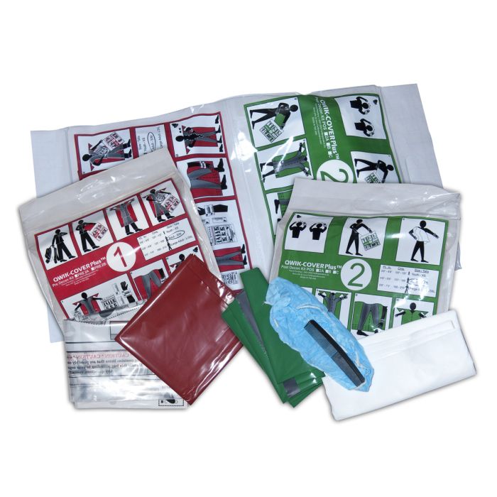 SECUR-ID™ Pre/Post Decon Combo Kits Size Adult up to Height of 5 feet 6" 12/Case