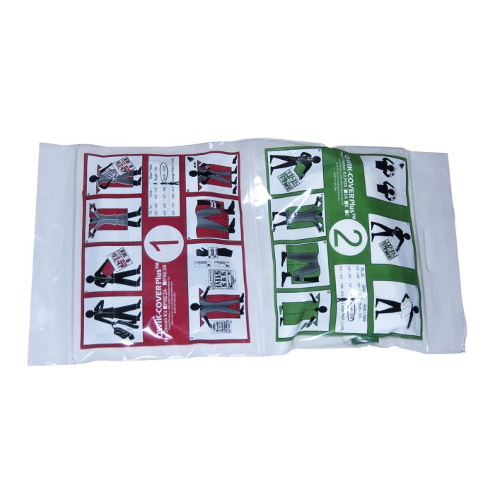 SECUR-ID™ Pre/Post Decon Combo Kits Size Adult up to Height of 5 feet 6" 12/Case
