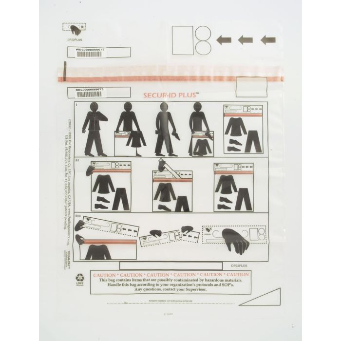 SECUR-ID™ Pre/Post Decon Combo Kits Size Adult up to Height of 5 feet 6" 12/Case