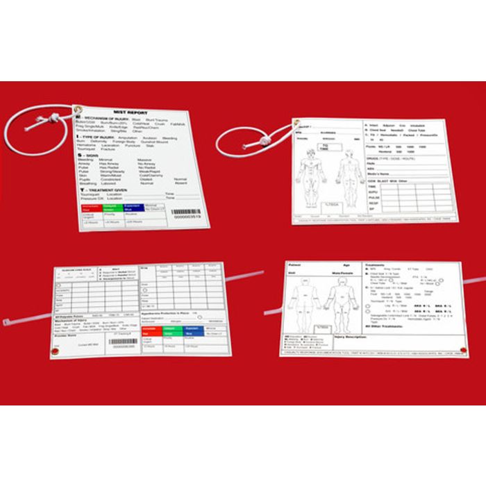 Tactical Combat Casualty Care Documentation Card
