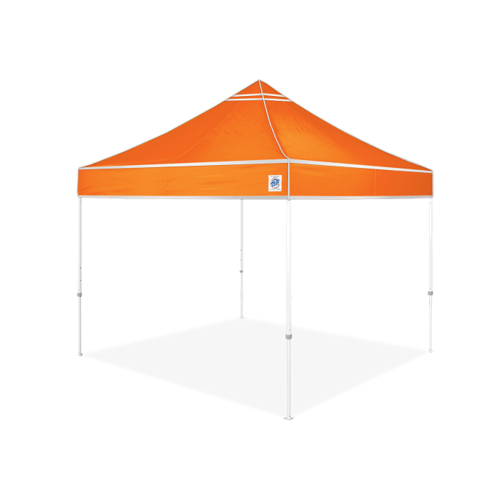 Hi-Viz Utility 10 x 10 Utility Shelter Bright Orange with Silver